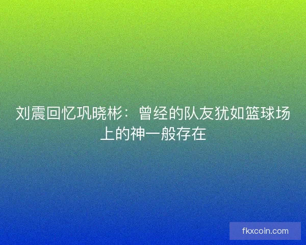 刘震回忆巩晓彬：曾经的队友犹如篮球场上的神一般存在
